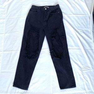 Black Size 26 PacSun distressed Ultra High Rise Slim Jeans